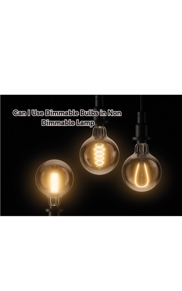 Can I Use Dimmable Bulbs in Non Dimmable Lamp